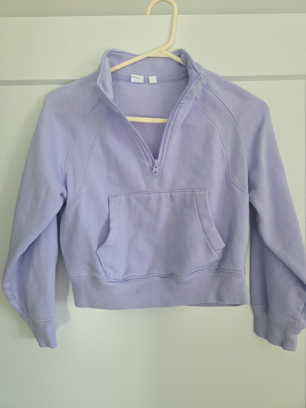GAP Lilac Half-Zip Pullover Sweatshirt